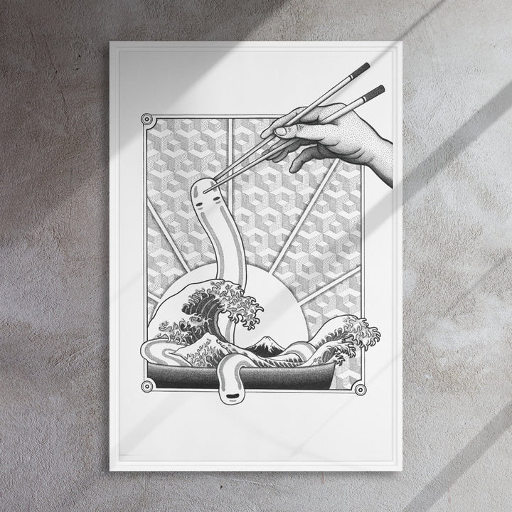 Gerahmte Leinwand - Ghibli Ramen Pavel Illustrations artlia