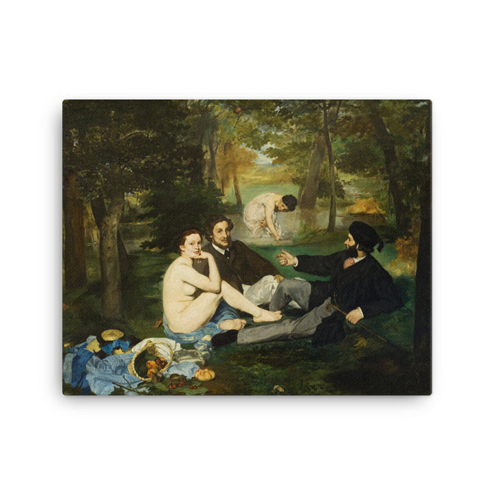 Gerahmte Leinwand - Luncheon on the Grass, Edouard Manet Edouard Manet ohne Rahmen / 41x51 cm (16″×20″) artlia