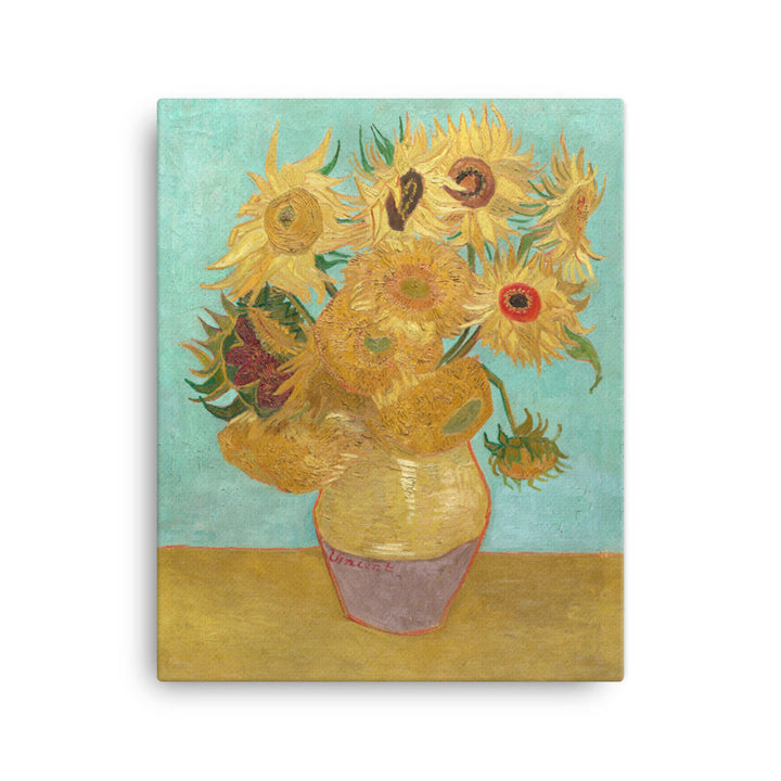 Gerahmte Leinwand - Sonnenblumen, 1889 Vincent van Gogh ohne Rahmen / 41x51 cm (16″×20″) artlia