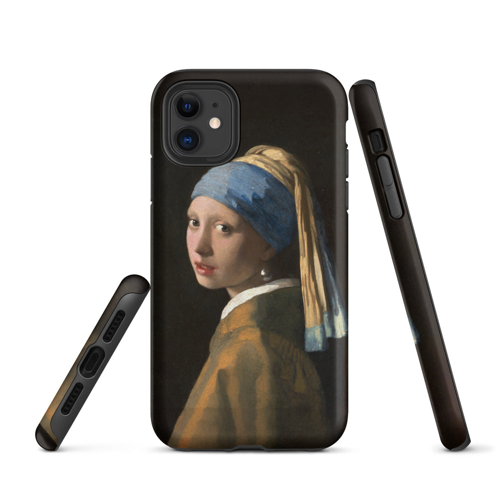 Hardcase iPhone® Handyhülle - Girl with a Pearl Earring Johannes Vermeer iPhone 11 artlia