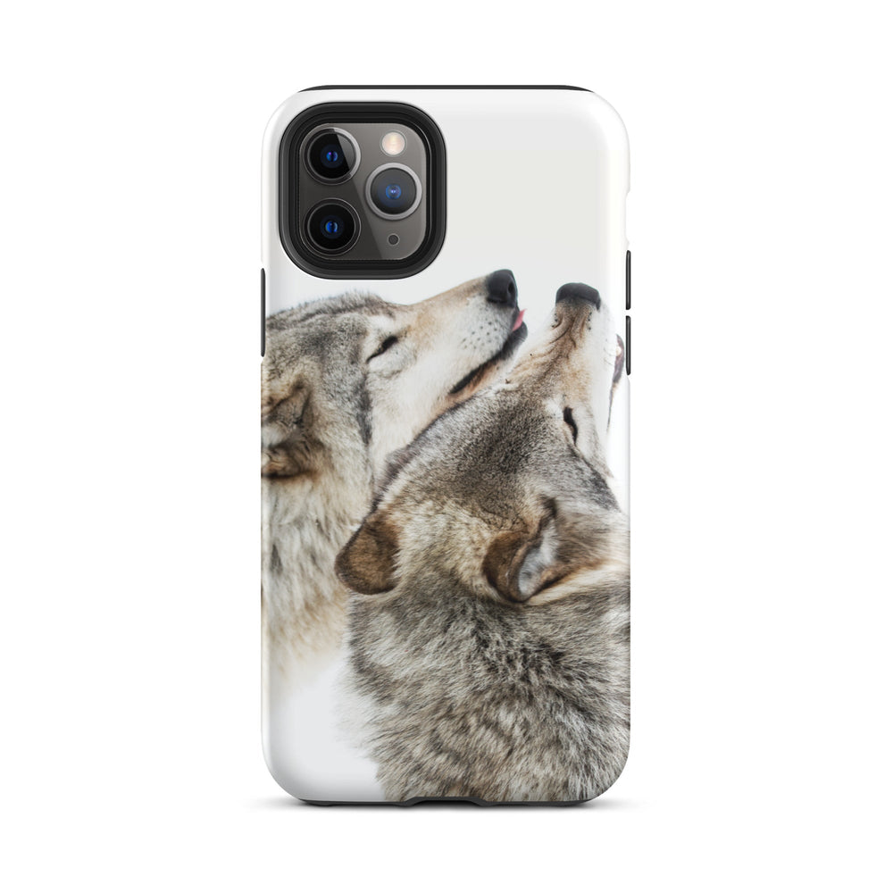 Hardcase iPhone® Handyhülle - kuschelnde Wölfe Kuratoren von artlia iPhone 11 Pro artlia