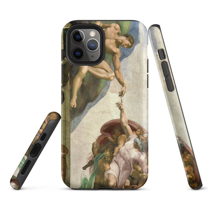 Hardcase iPhone® Handyhülle - Michelangelo, Creation of Adam Michelangelo iPhone 11 Pro artlia