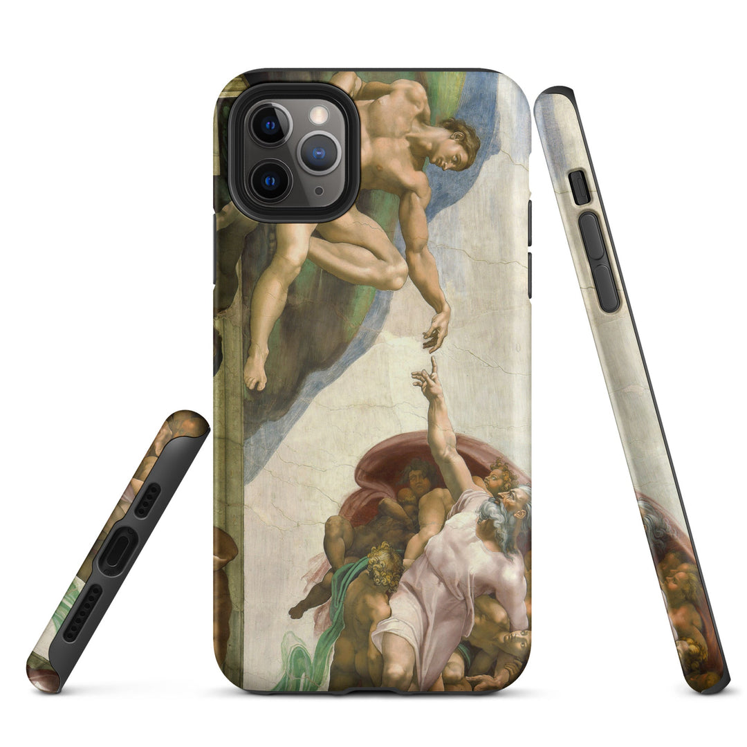 Hardcase iPhone® Handyhülle - Michelangelo, Creation of Adam Michelangelo iPhone 11 Pro Max artlia