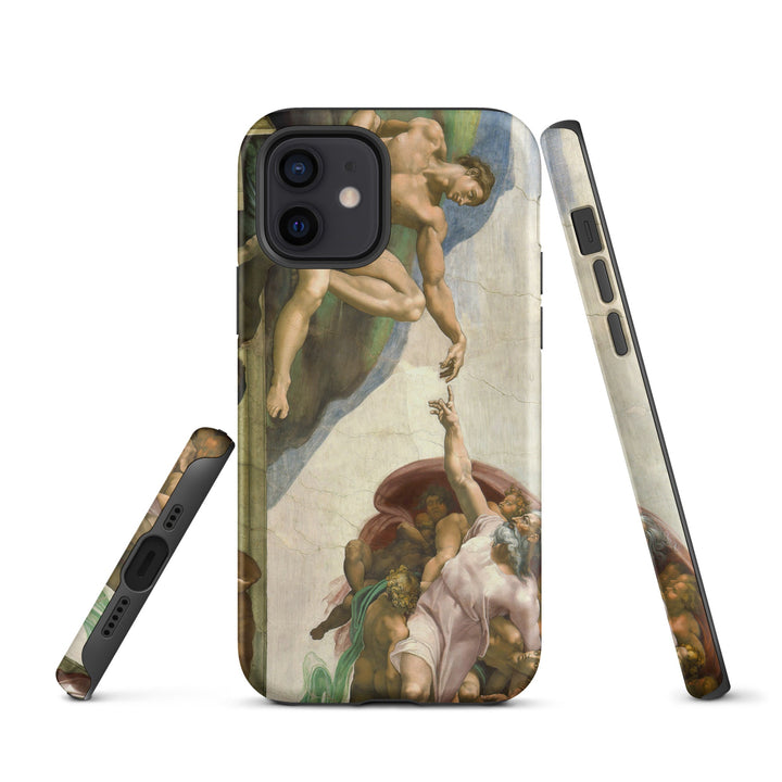 Hardcase iPhone® Handyhülle - Michelangelo, Creation of Adam Michelangelo iPhone 12 artlia