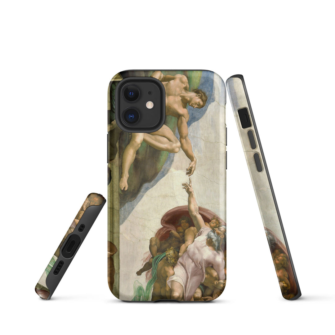 Hardcase iPhone® Handyhülle - Michelangelo, Creation of Adam Michelangelo iPhone 12 mini artlia