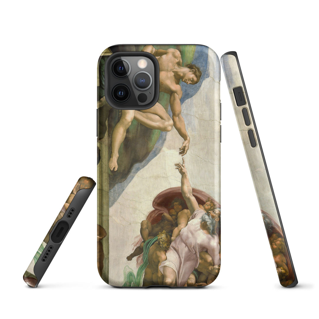 Hardcase iPhone® Handyhülle - Michelangelo, Creation of Adam Michelangelo iPhone 12 Pro artlia