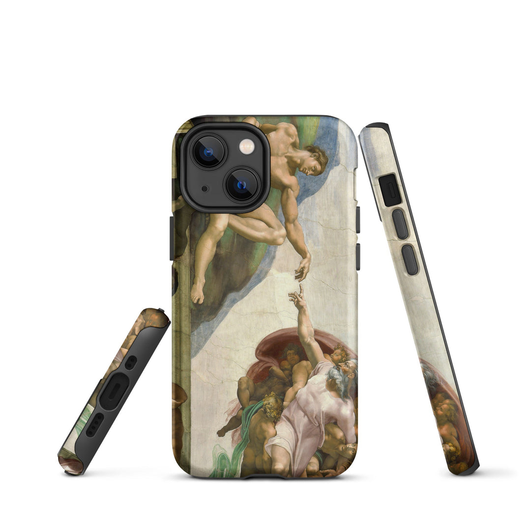 Hardcase iPhone® Handyhülle - Michelangelo, Creation of Adam Michelangelo iPhone 13 mini artlia