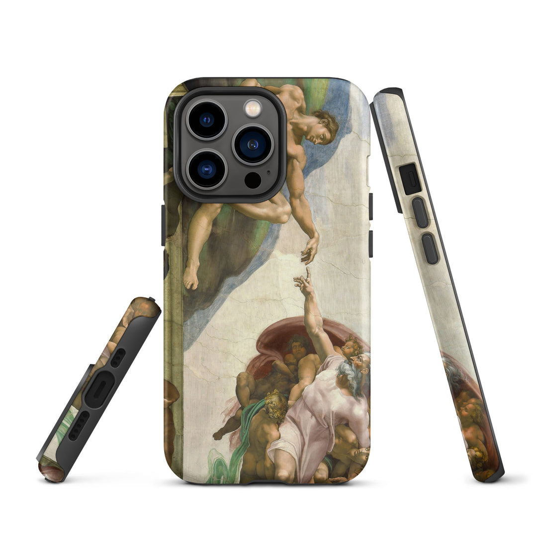 Hardcase iPhone® Handyhülle - Michelangelo, Creation of Adam Michelangelo iPhone 13 Pro artlia