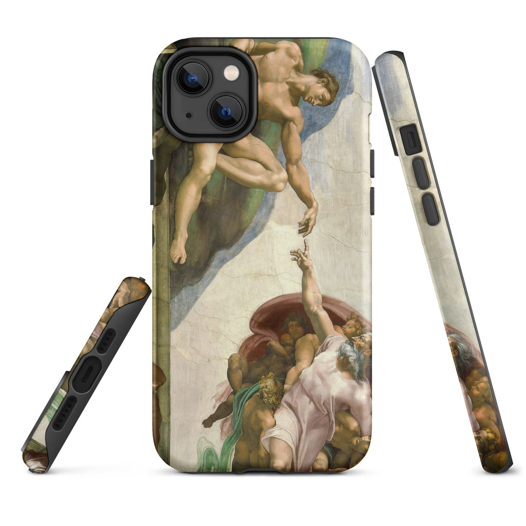 Hardcase iPhone® Handyhülle - Michelangelo, Creation of Adam Michelangelo iPhone 14 Plus artlia