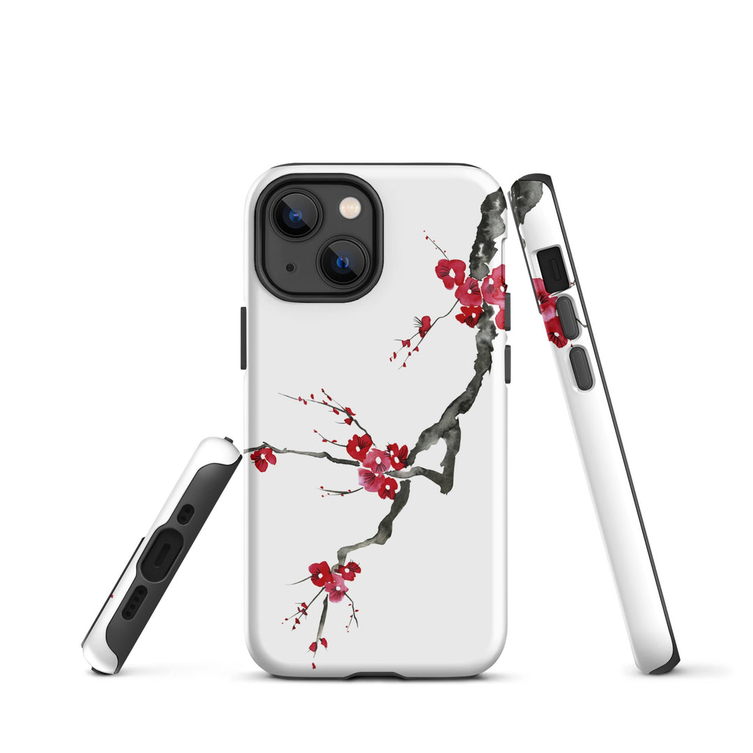 Hardcase iPhone® Handyhülle - Pflaumenblüten Kuratoren von artlia iPhone 13 mini artlia