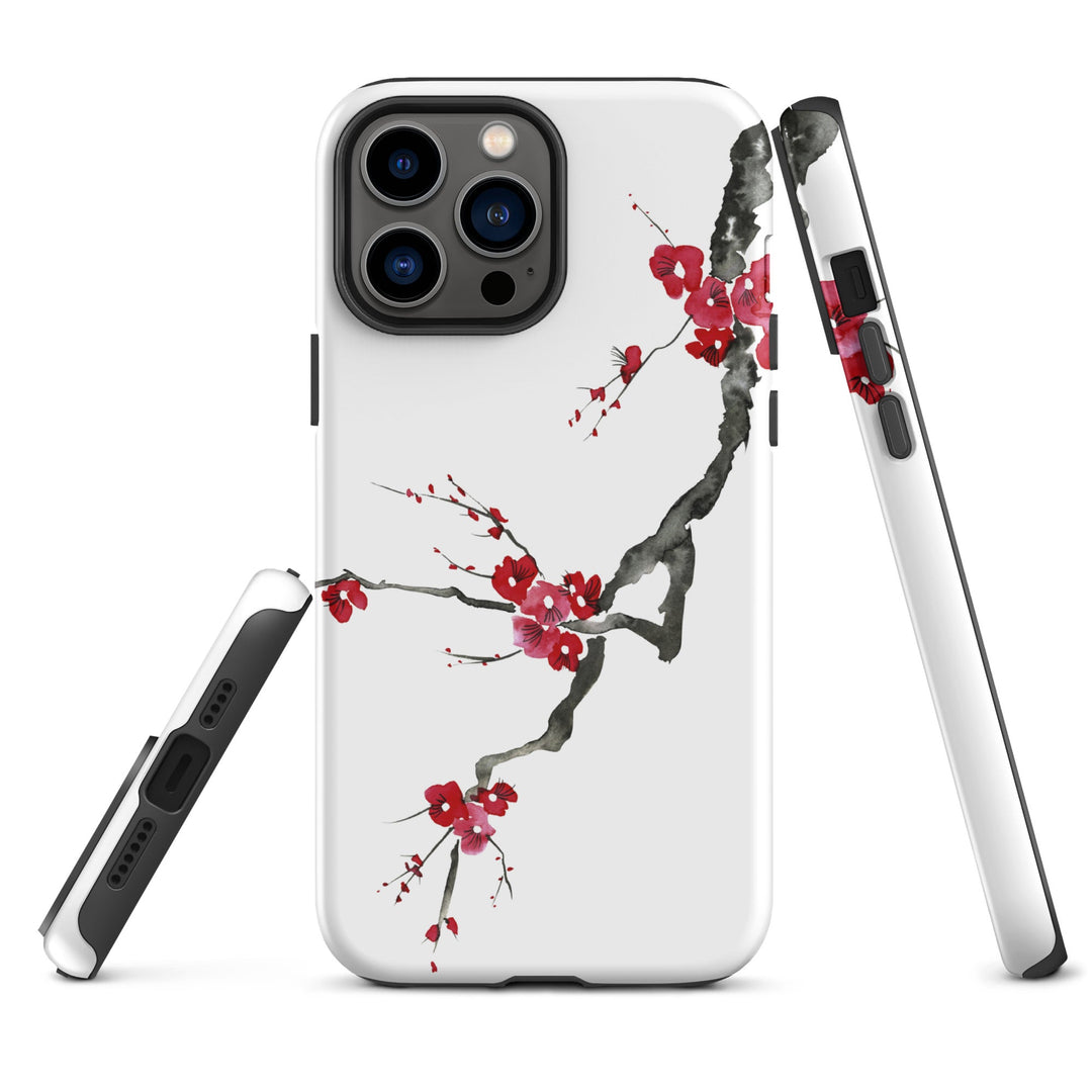Hardcase iPhone® Handyhülle - Pflaumenblüten Kuratoren von artlia iPhone 13 Pro Max artlia