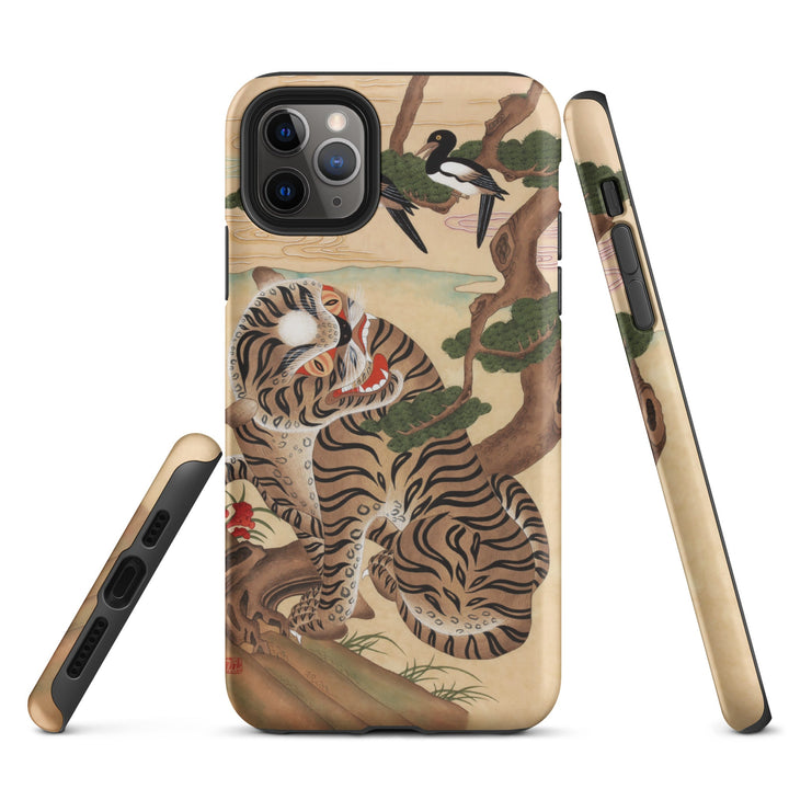 Hardcase iPhone® Handyhülle - Tiger und Elster Kuratoren von artlia iPhone 11 Pro Max artlia