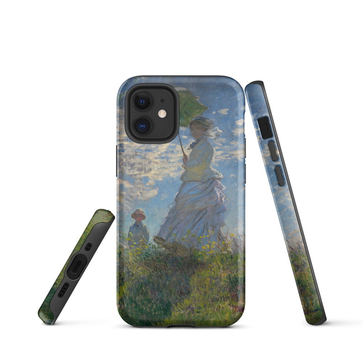 Hardcase iPhone® Handyhülle - Woman with a Parasol - Madame Monet and Her Son Claude Monet iPhone 12 mini artlia