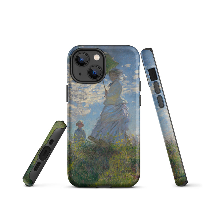 Hardcase iPhone® Handyhülle - Woman with a Parasol - Madame Monet and Her Son Claude Monet iPhone 13 mini artlia