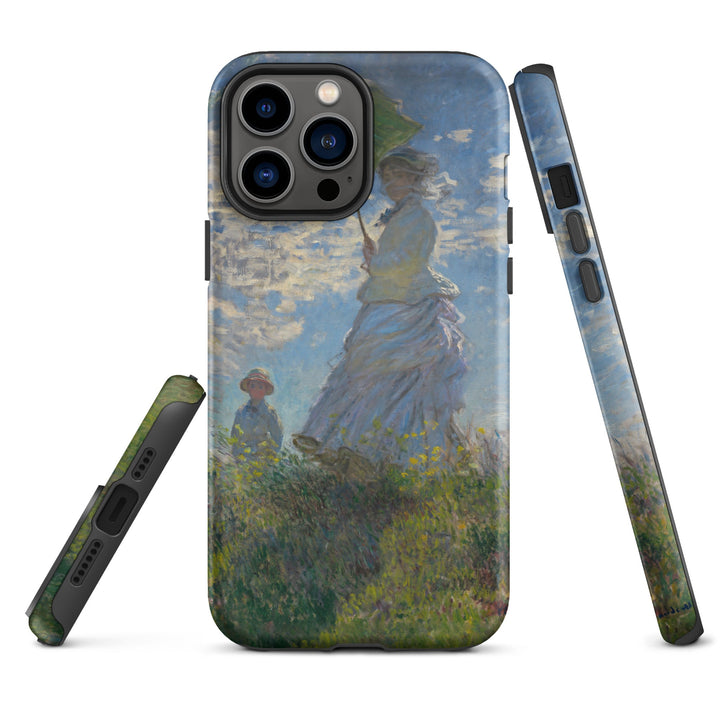 Hardcase iPhone® Handyhülle - Woman with a Parasol - Madame Monet and Her Son Claude Monet iPhone 13 Pro Max artlia