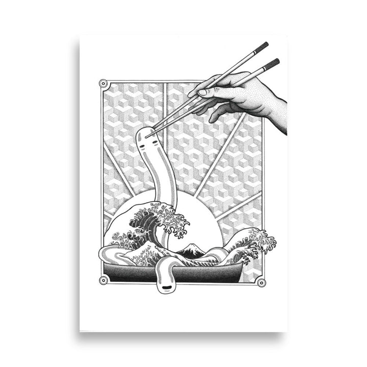 Poster - Ghibli Ramen Pavel Illustrations 70×100 cm artlia