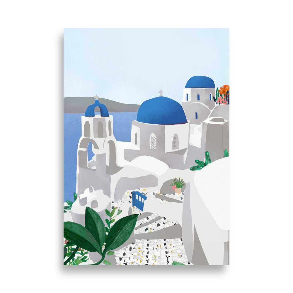 Poster - Santorini Kuratoren von artlia 70×100 cm artlia