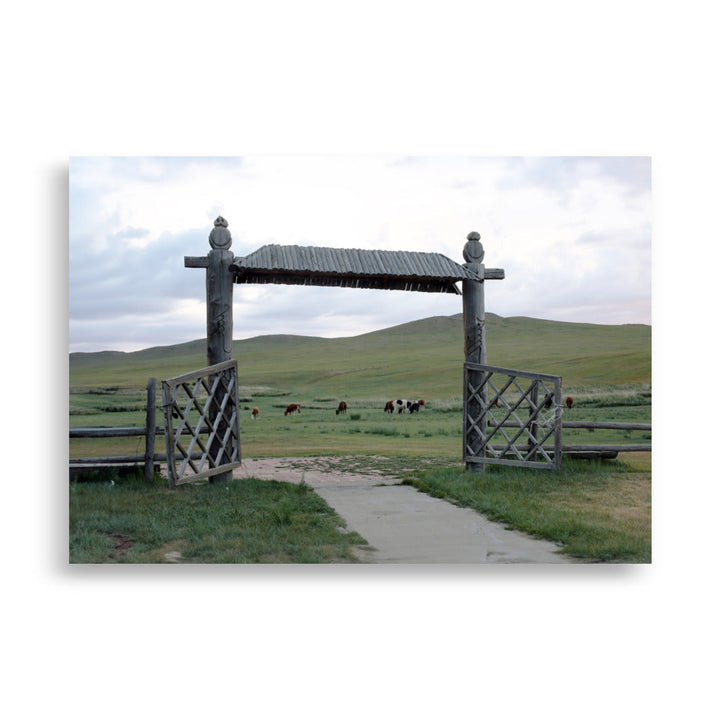 Poster - The gateway to the steppes of Mongolia Young Han Song 70×100 cm artlia