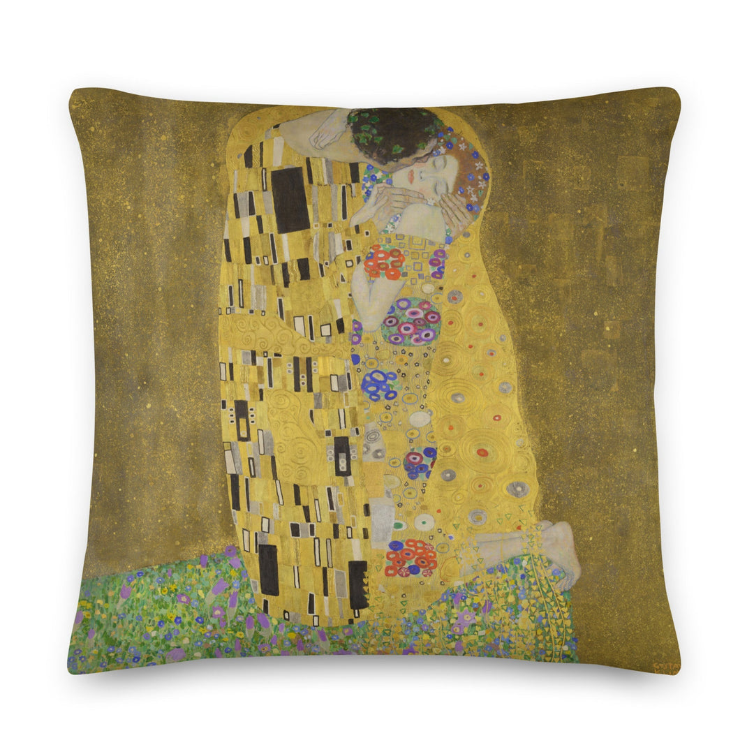 Premium-Kissen - Gustav Klimt, Der Kuss Kuratoren von artlia 56x56 cm artlia