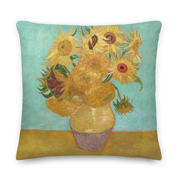 Premium-Kissen - Sonnenblumen, 1889 Vincent van Gogh 56x56 cm artlia