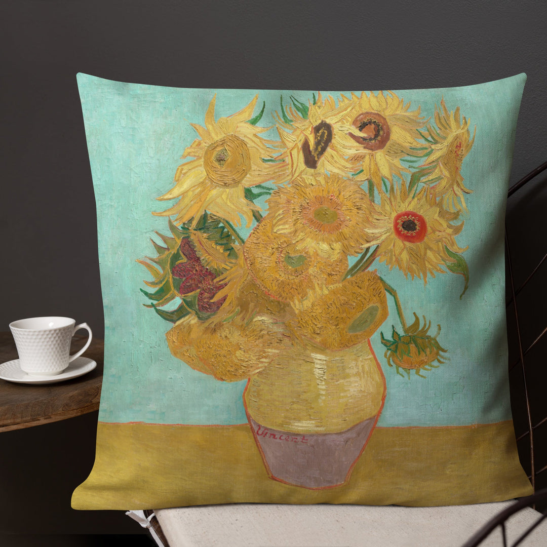 Premium-Kissen - Sonnenblumen, 1889 Vincent van Gogh artlia
