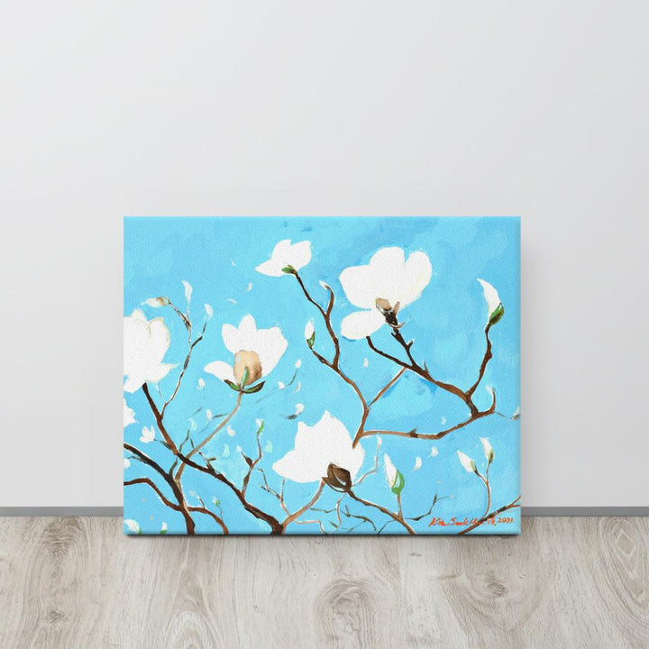 A Thousand, Shiny Magnolia - Leinwand artlia 16×20 artlia