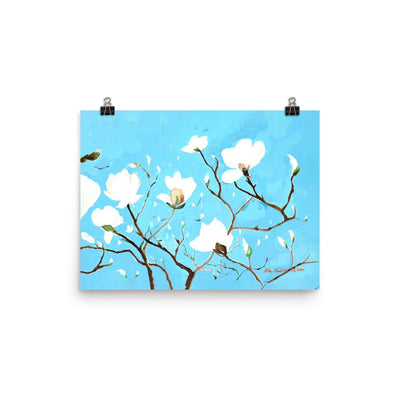 A Thousand, Shiny Magnolia - Poster Seokhee Kim 30x41 cm artlia