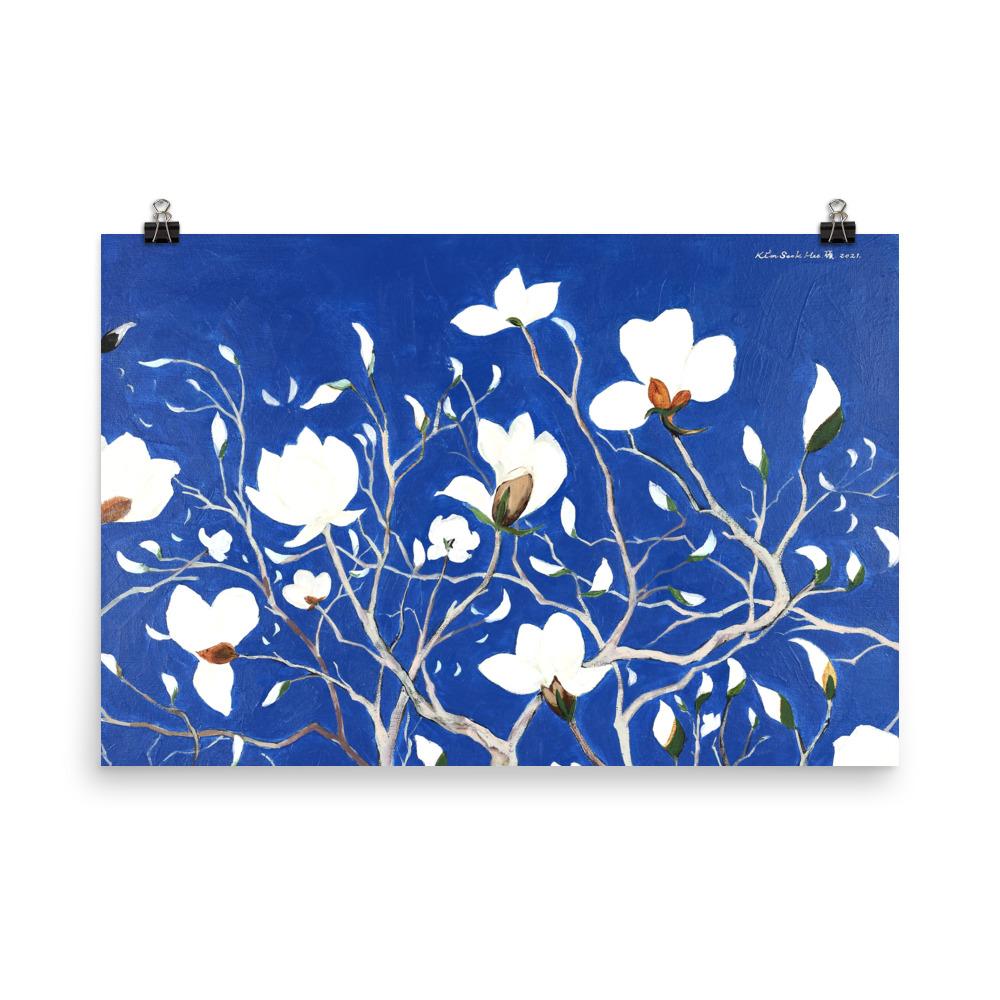 A Thousand, Splendid Magnolia - Poster Seokhee Kim 12×18 artlia