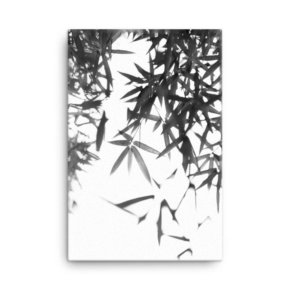Bamboo Leaves Bambusblätter - Leinwand artlia 24″×36″ artlia