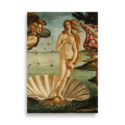 Birth of Venus, Botticelli - Poster Sandro Botticelli 21×30 cm artlia