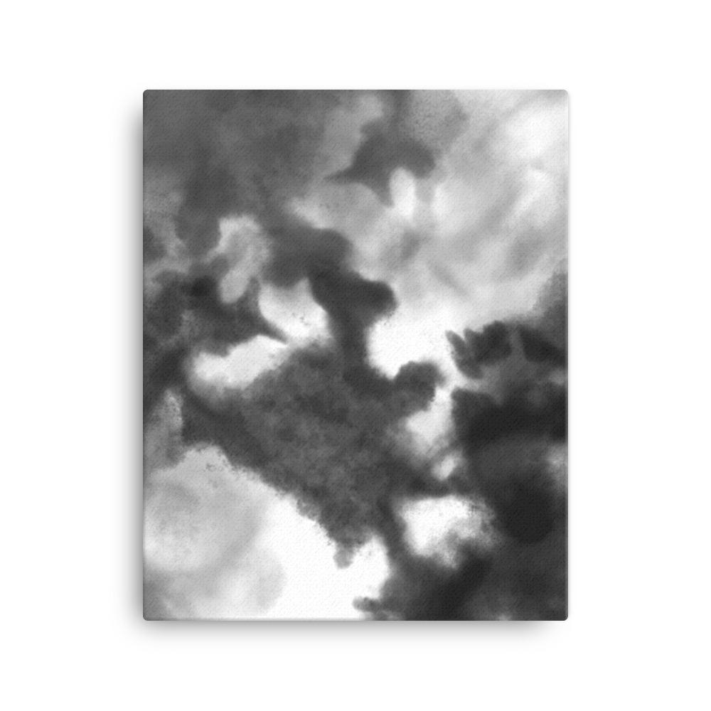 Black Watercolor - Leinwand artlia 16×20 artlia