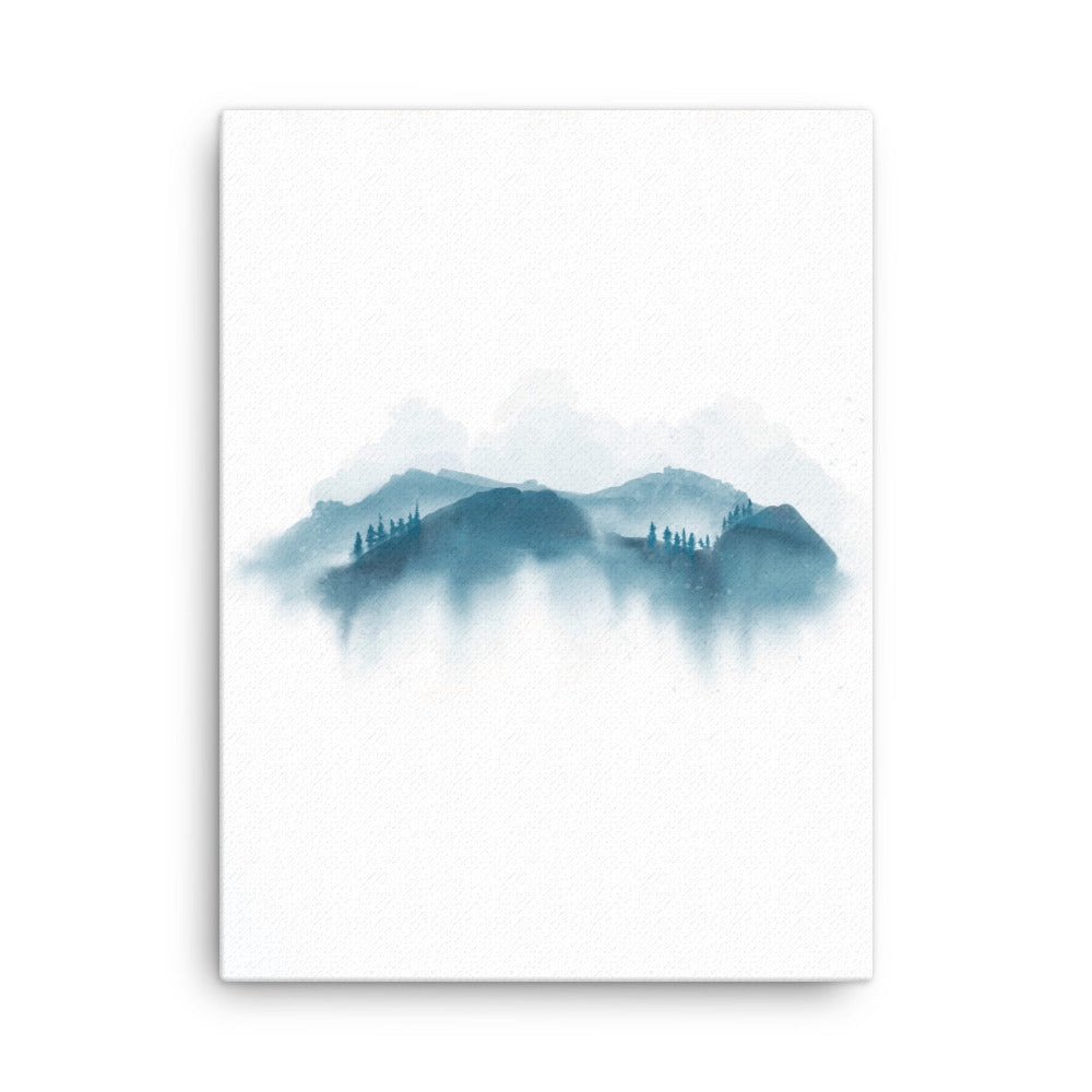 blue Mountains blaue Berge - Leinwand artlia 18″×24″ artlia