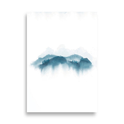 blue Mountains blaue Berge - Poster artlia 70×100 cm artlia