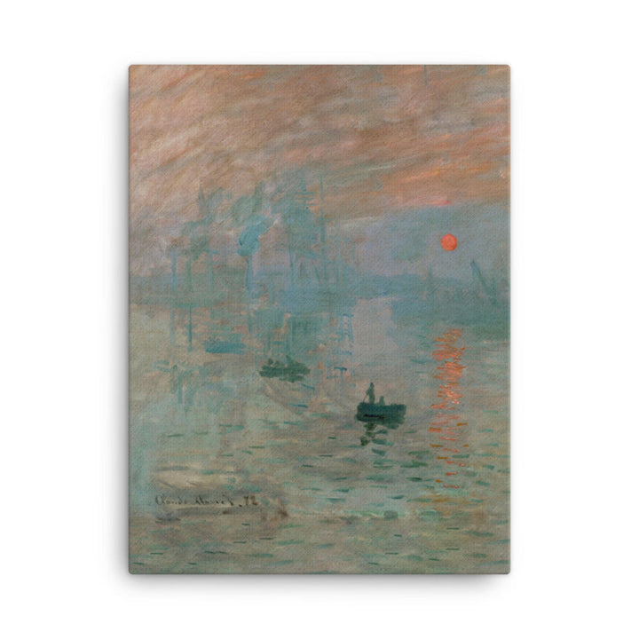 Claude Monet, Impression, Sonnenaufgang - Leinwand Claude Monet 30x41 cm artlia