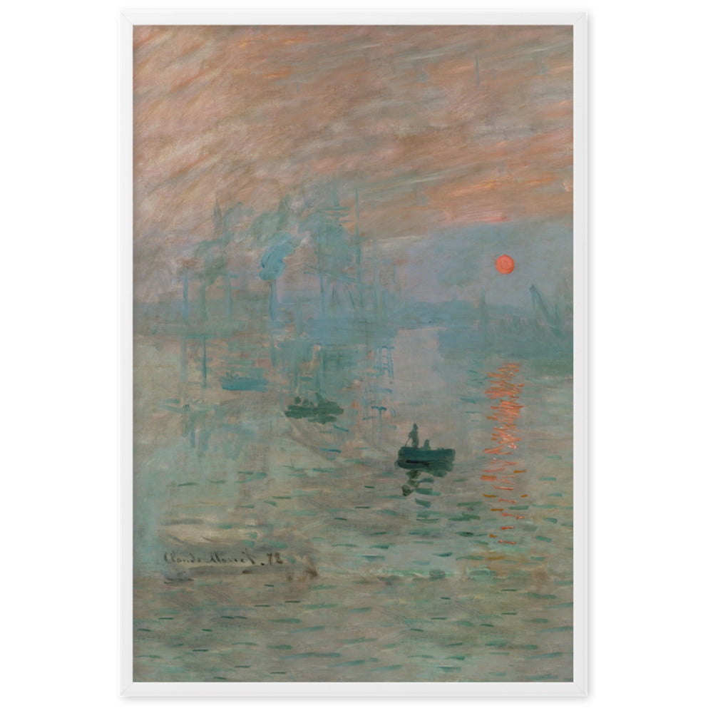 Claude Monet, Impression, Sonnenaufgang - Poster Claude Monet artlia