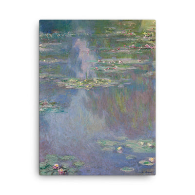 Claude Monet, Seerosen - Leinwand Claude Monet 30x41 cm artlia