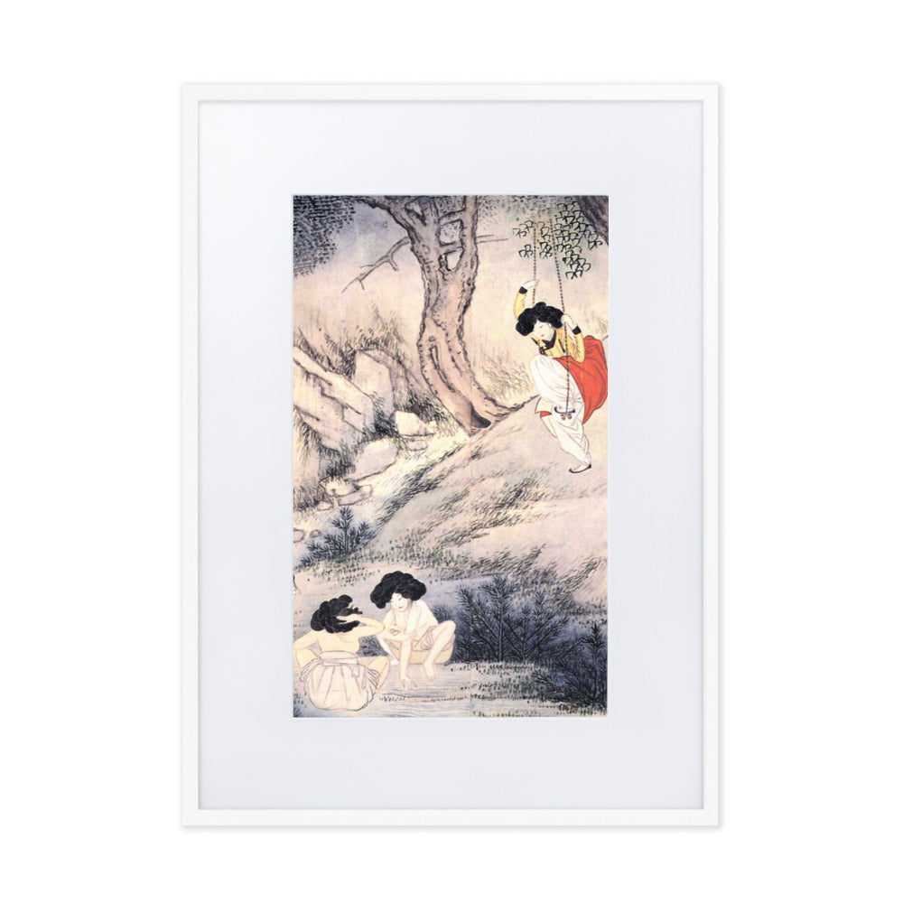 Dano, Hyewon - Poster Rahmen mit Passepartout Hyewon Weiß / 50×70 cm artlia