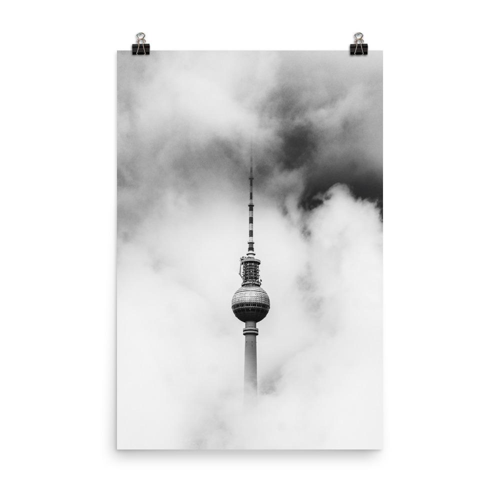Der Berliner Fernsehturm - Poster Kuratoren von artlia 61x91 cm artlia