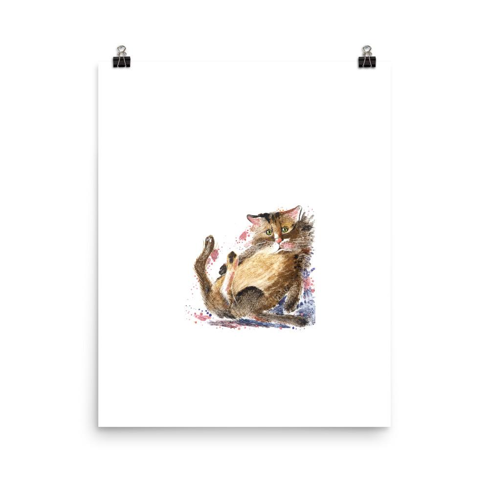 Dom Katze - Poster Sergej Uchatsch 16×20 artlia