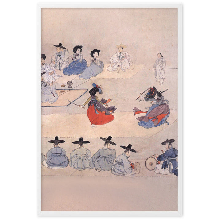 Double Sword Dance, Hyewon - Poster im Rahmen Hyewon Weiß / 61×91 cm artlia