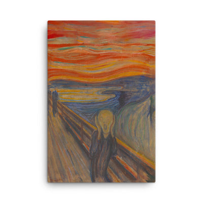 Edvard Munch, The Scream - Leinwand Edvard Munch 61x91 cm artlia