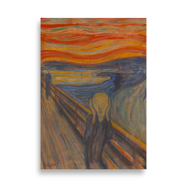 Edvard Munch, The Scream - Poster Edvard Munch 21×30 cm artlia