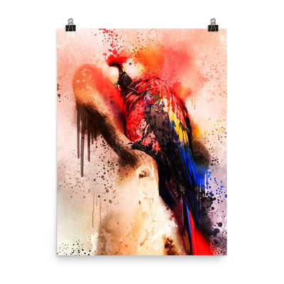 Fantasie Papagei - Poster Kuratoren von artlia 12×16 artlia