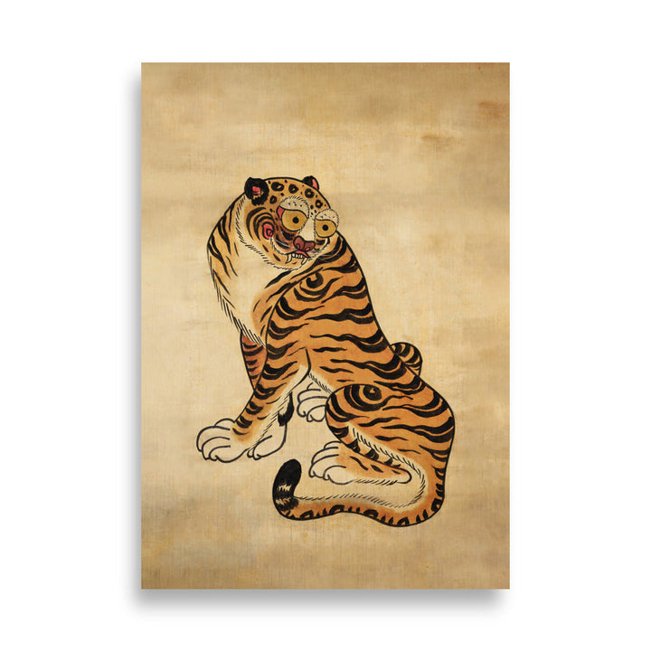 freundlicher Tiger - Poster Kuratoren von artlia 21×30 cm artlia