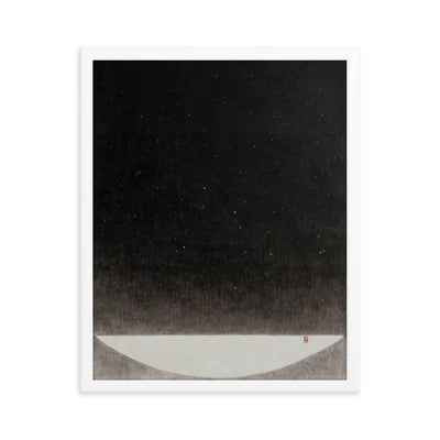 Fuellung mit Licht 16 - Poster im Rahmen artlia Weiß / 16×20 artlia