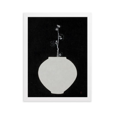 Füllung mit Licht 13 - Poster im Rahmen Eunhee No Weiß / 30×40 cm artlia