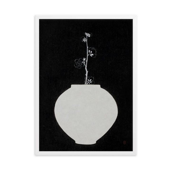 Füllung mit Licht 13 - Poster im Rahmen Eunhee No Weiß / 50×70 cm artlia