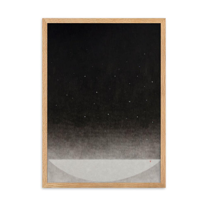Füllung mit Licht 14 - Poster im Rahmen Eunhee No Oak / 50×70 cm artlia