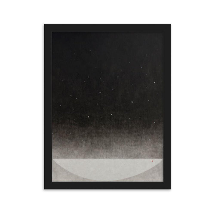 Füllung mit Licht 14 - Poster im Rahmen Eunhee No Schwarz / 30×40 cm artlia