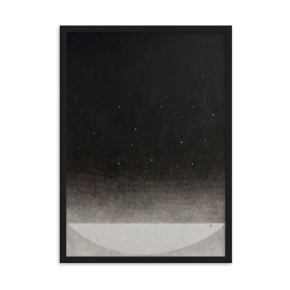 Füllung mit Licht 14 - Poster im Rahmen Eunhee No Schwarz / 50×70 cm artlia